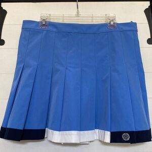 Tory Burch Tory Sport Color Block Pleated Skirt Small NWT